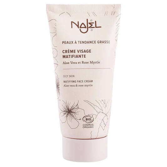 Najel - Mattifying BIO Facial Cream Aloe Vera & Rose Myrtle - Refresh Your Skin 🌿🌹✨
