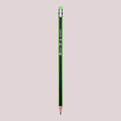 Bleistift mit Radiergummi ''Neon Triangle''