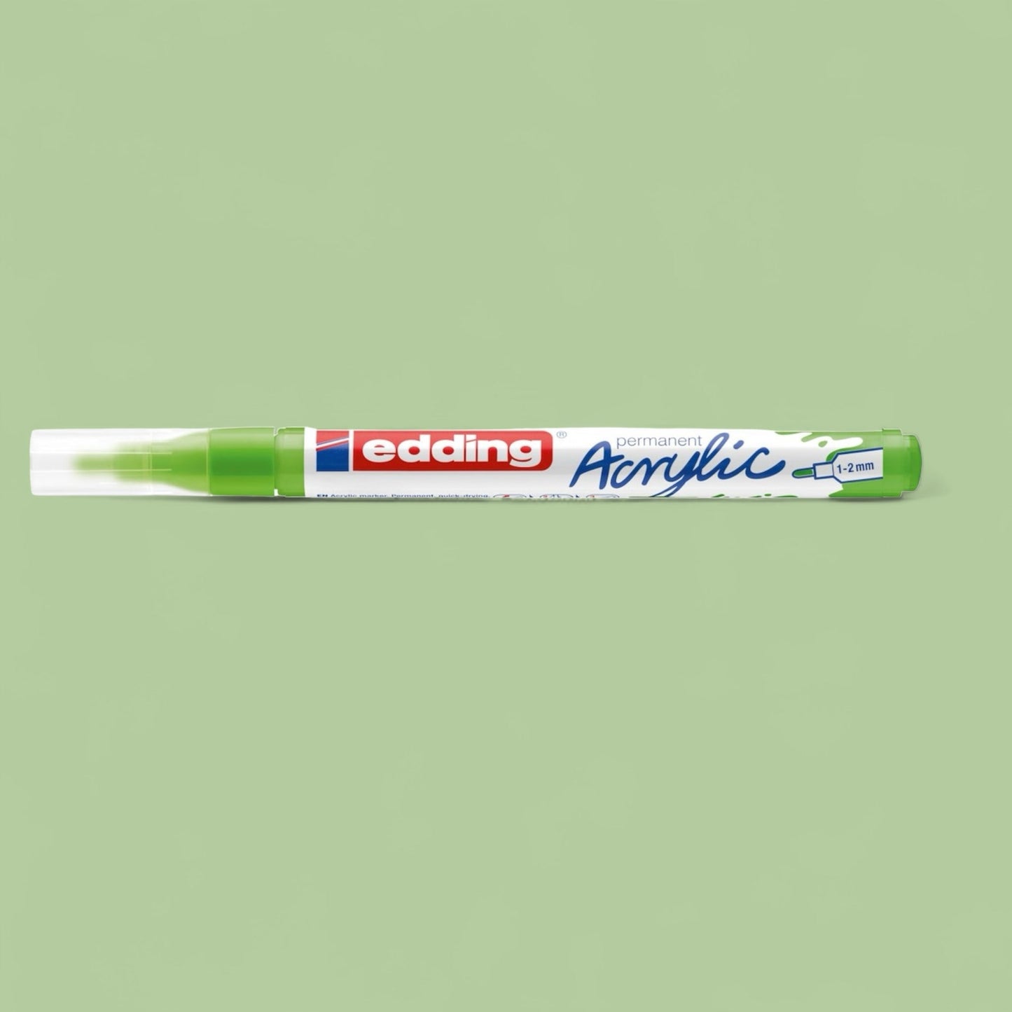 Edding 5300 Acrylmarker gelbgrün 927 , Rundspitze 1-2 mm