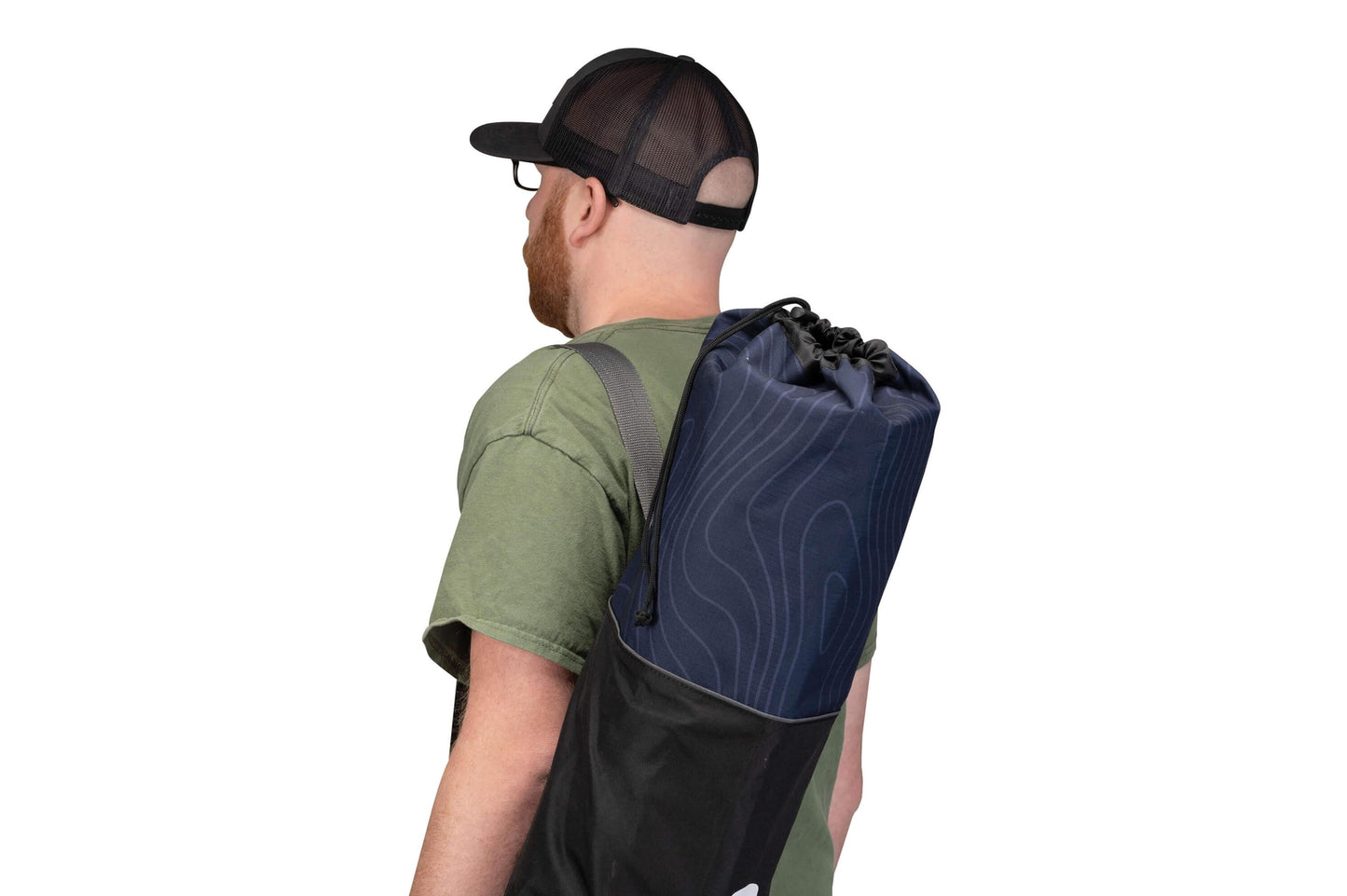 Road Trip Rocker Navy Topo