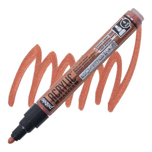 Pébéo Acrylic Marker – Precious Copper 58