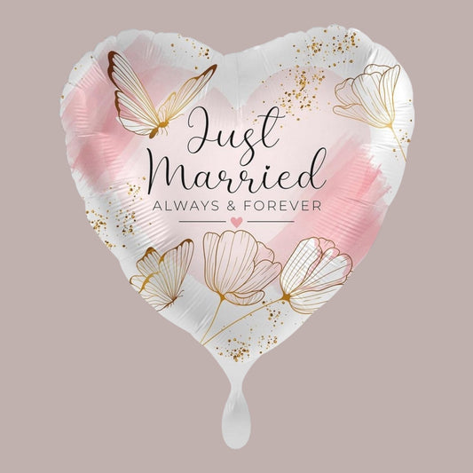 Folienballon Just Married 43cm