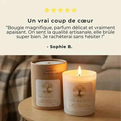 Bougie Artisanale Pomme Cannelle – Parfum Enchanteur et Ambiance Chaleureuse