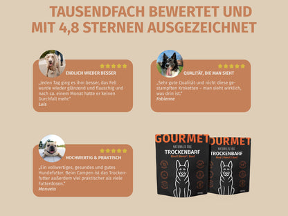 Rind mit Pastinake, Zucchini, Superfoods und Naturkräuter
