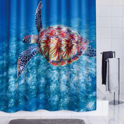 RIDDER Duschvorhang Turtle 180 x 200 cm