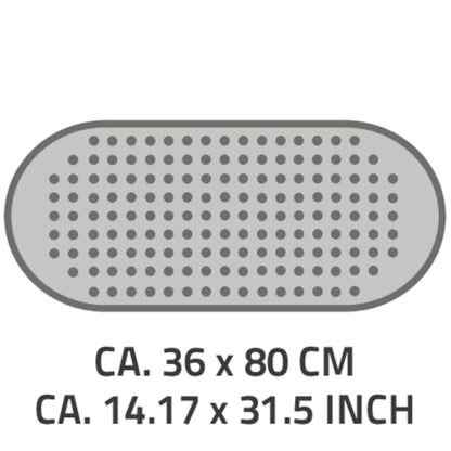 RIDDER Badewannenmatte Antirutschmatte Action Grau