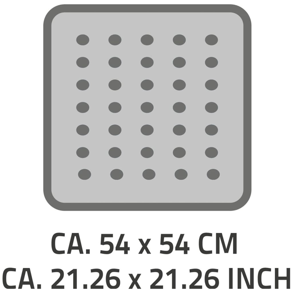 RIDDER Duscheinlage Plattfuß 54×54 cm Blau 67263