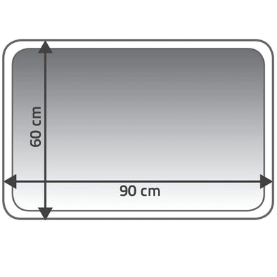 RIDDER Badteppich Coins 60×90 cm Grau 7103307