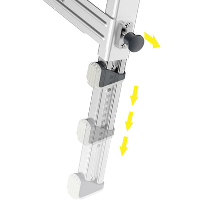 Hailo Treppenplattform TP1 Aluminium