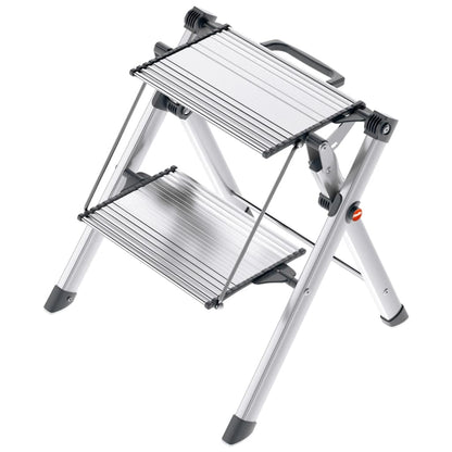 Hailo Trittleiter mit 2 Stufen Mini Comfort 45 cm Aluminium 4310-100