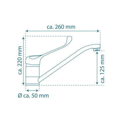 SCHÜTTE Spültischarmatur VITAL Chrom