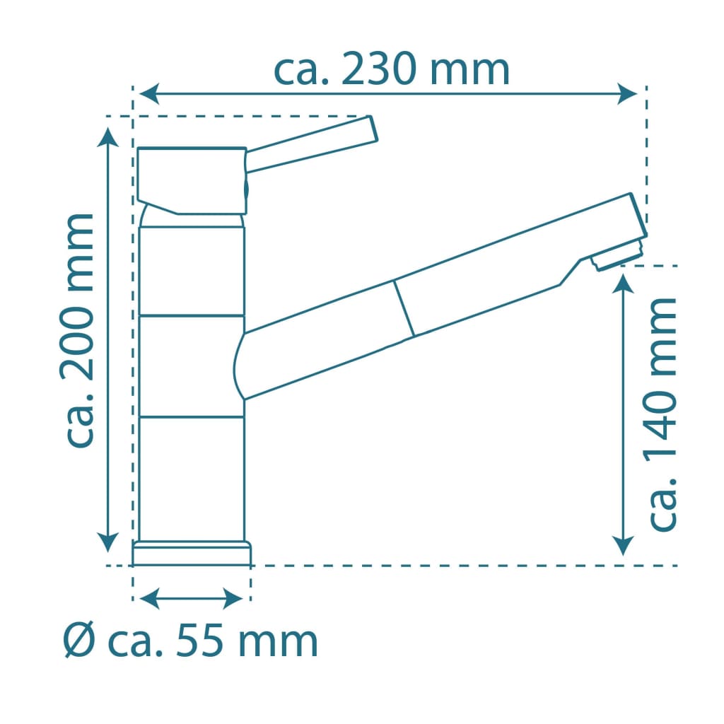 SCHÜTTE Spültischarmatur UNICORN Chrom