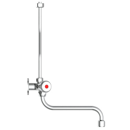 SCHÜTTE Spültischarmatur mit 2 Griffen Niederdruck Chrom