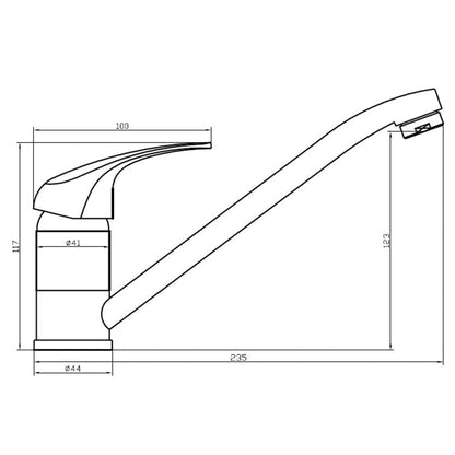 SCHÜTTE Spültischarmatur ATHOS Chrom