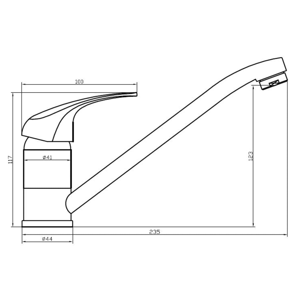 SCHÜTTE Spültischarmatur ATHOS Chrom