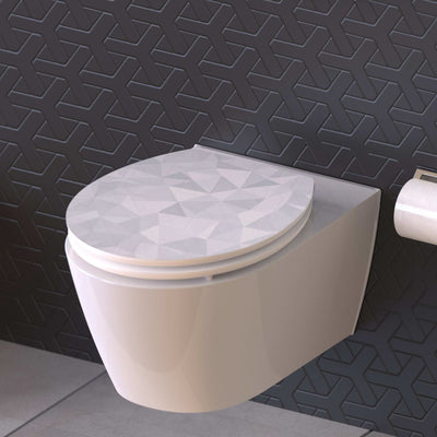 SCHÜTTE Toilettensitz mit Absenkautomatik DIAMOND Hochglanz MDF