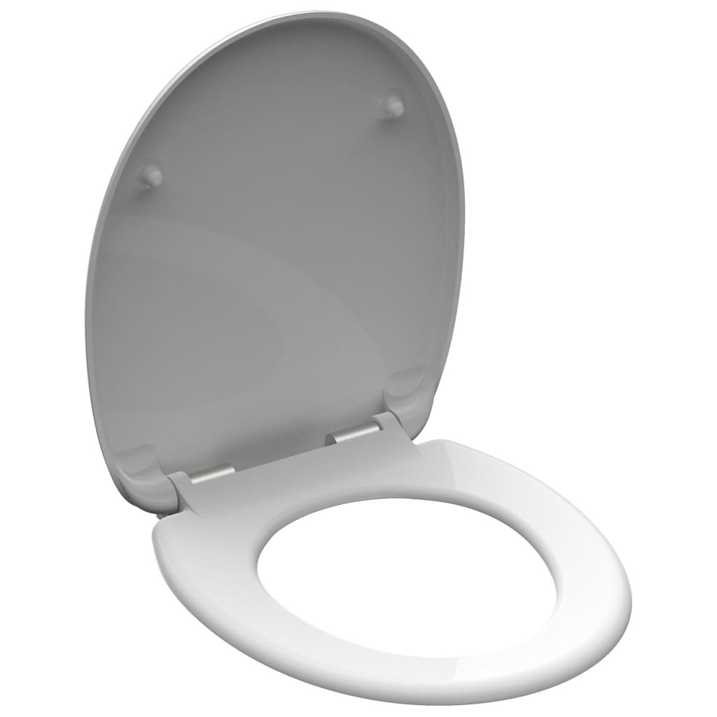 SCHÜTTE Toilettensitz mit Absenkautomatik WHITE Duroplast