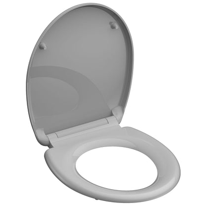 SCHÜTTE Toilettensitz mit Absenkautomatik GREY Duroplast