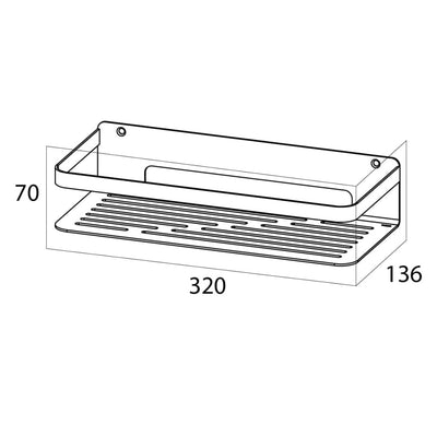 Tiger Ablage für Dusche Caddy Silbern Groß 1400230946