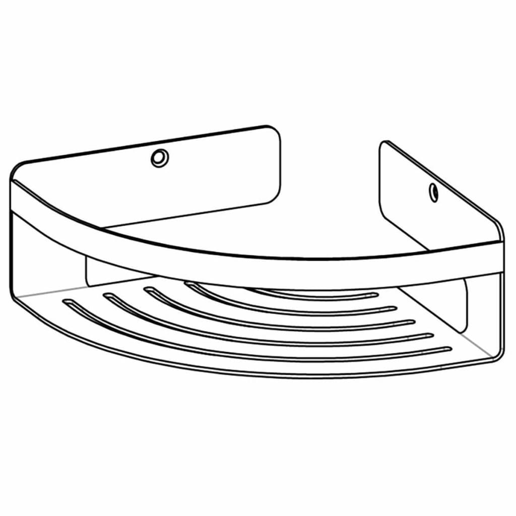 Tiger Eckablage für Dusche Caddy Silbern 1400430946