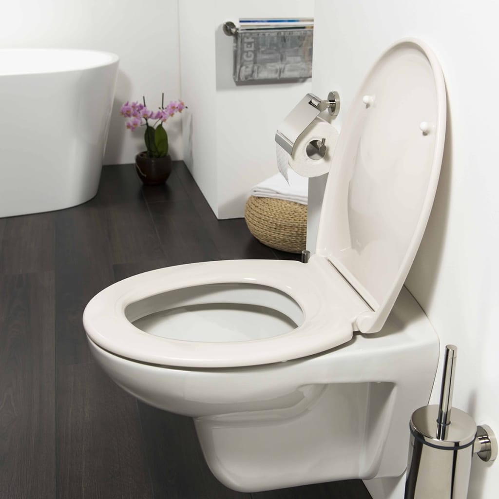 Toilettensitz Ventura Absenkautomatik Duroplast Creme 251491246