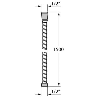 Tiger Ultrahose 150 cm Chrom