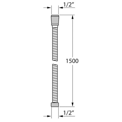 Tiger Ultrahose 150 cm Chrom