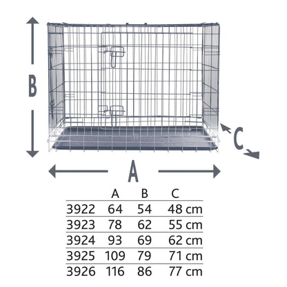TRIXIE Haustierkäfig 109x79x71 cm Verzinkt