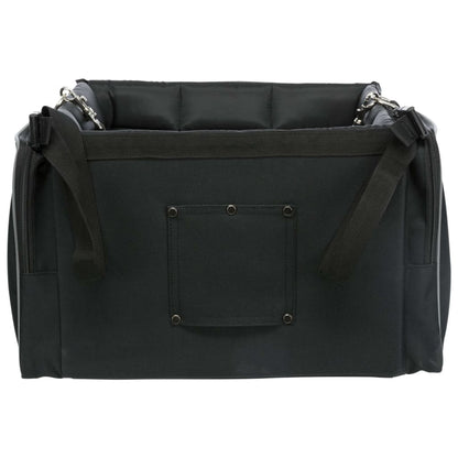 TRIXIE Haustier-Frontbox für Fahrräder 41x26x26 cm Schwarz und Grau