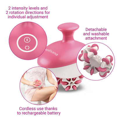 Medisana Cellulite-Massagegerät AC 900 Rosa und Weiß