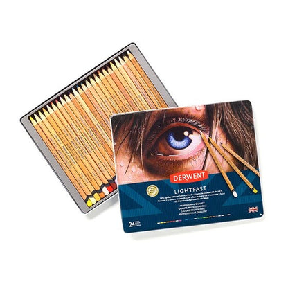 Derwent Lightfast Buntstifte 24er Metallkasten