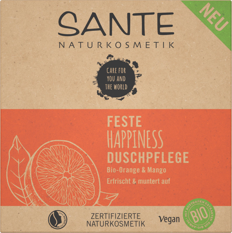 Sante - Happiness Solid Shower Care - Refresh Your Body 🌿🍊