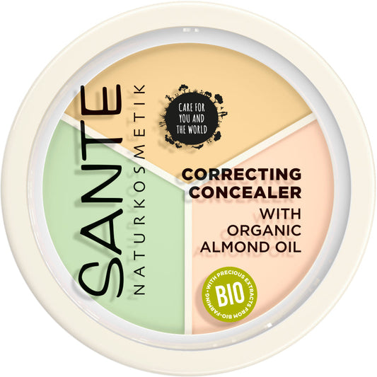 Sante - 3in1 Correcting Concealer - Flawless Finish with Organic Almond Oil 🌿✨