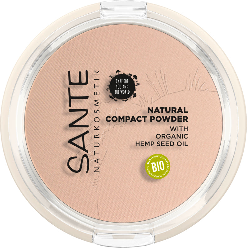 Sante - Natural Compact Powder 01 Cool Ivory - Flawless Finish 🌟