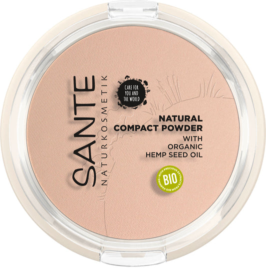 Sante - Natural Compact Powder 01 Cool Ivory - Flawless Finish 🌟