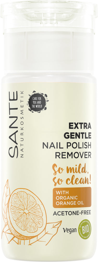 Sante - Extra Gentle Nail Polish Remover - Mild & Effective with Organic Orange Oil 🍊✨