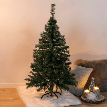 HI Weihnachtsbaum mit Ständer aus Metall Grün 120 cm