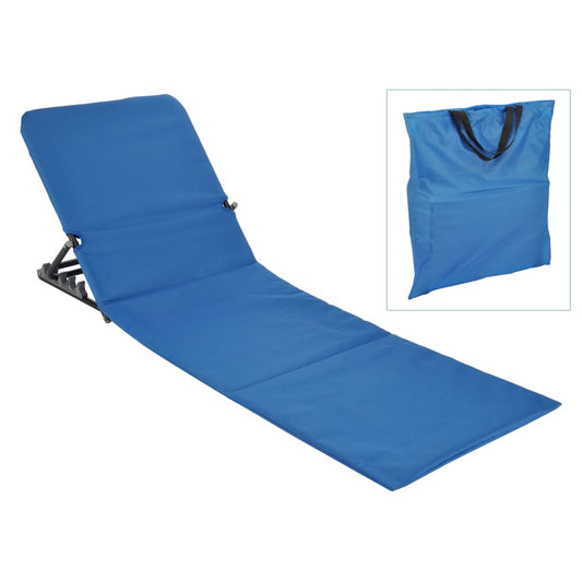 Faltbare Strandmatte PVC Blau