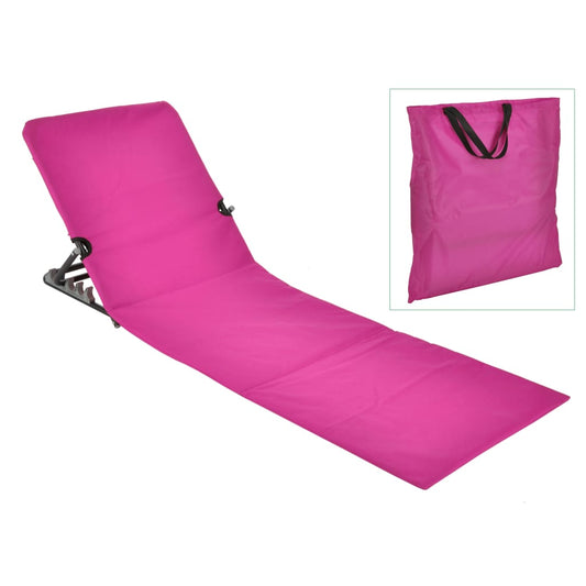 Faltbare Strandmatte PVC Rosa