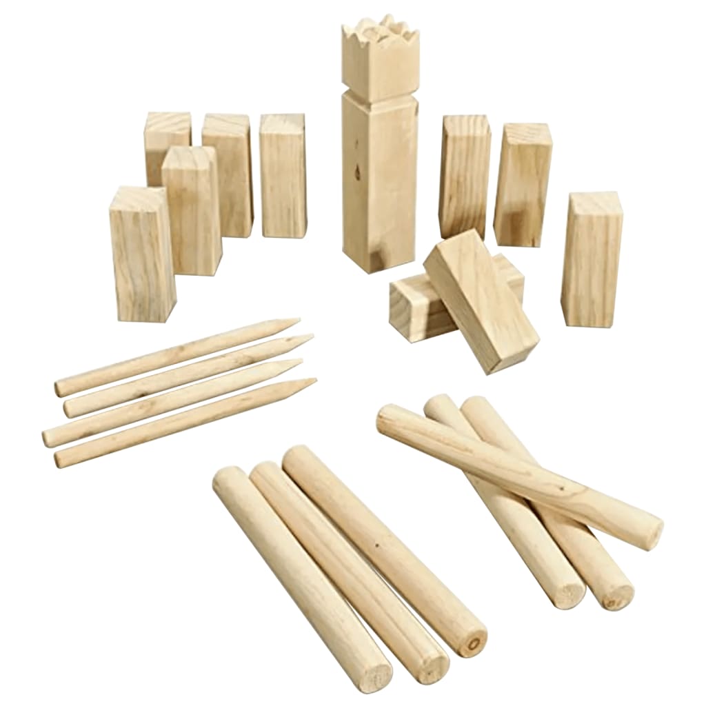 HI Outdoor-Kubb-Spiel Holz