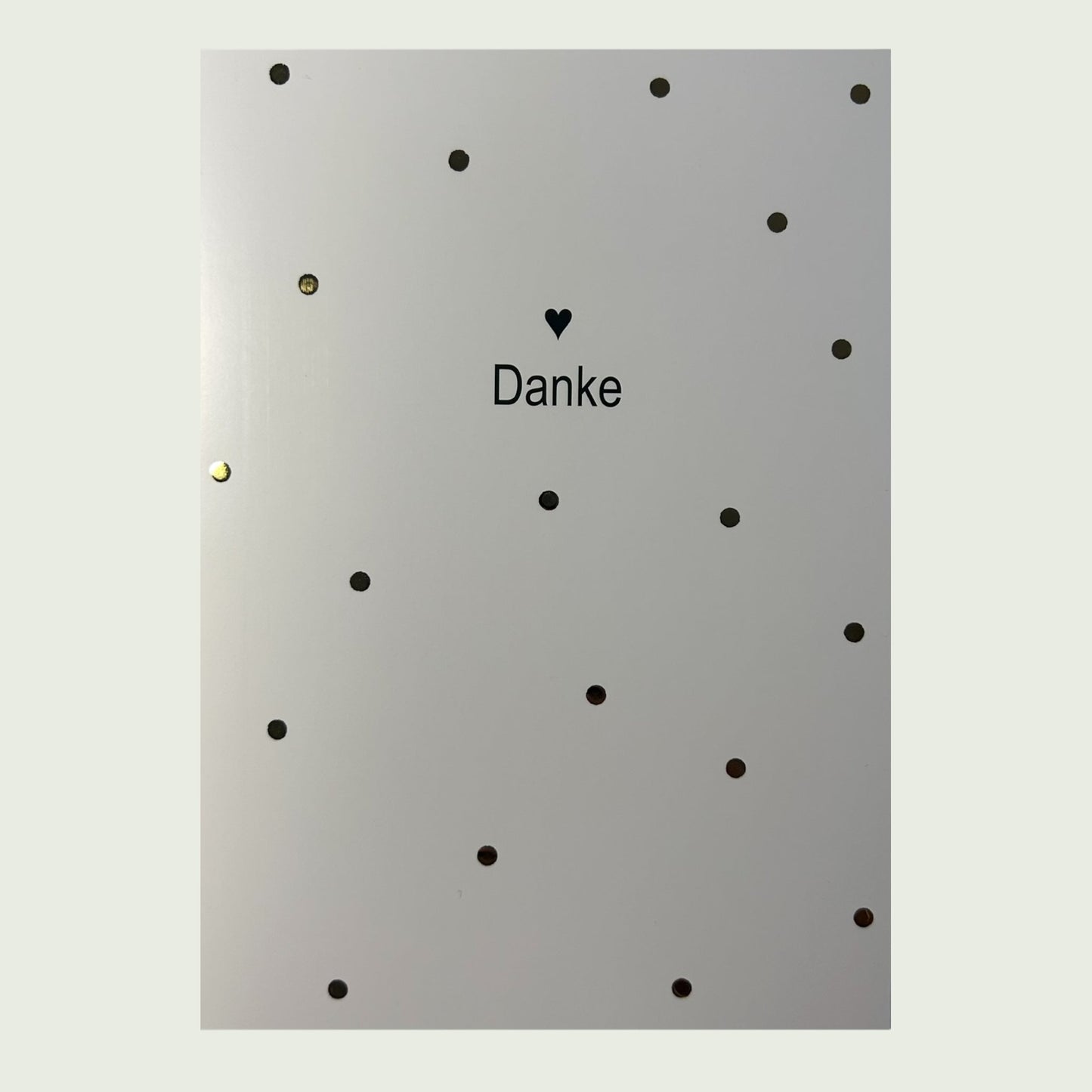 Postkarte  „Danke“