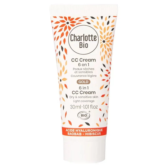 CHARLOTTE BIO - CC Cream 6 in 1 BIO Gold - Radiant Glow for Flawless Skin ✨🌿