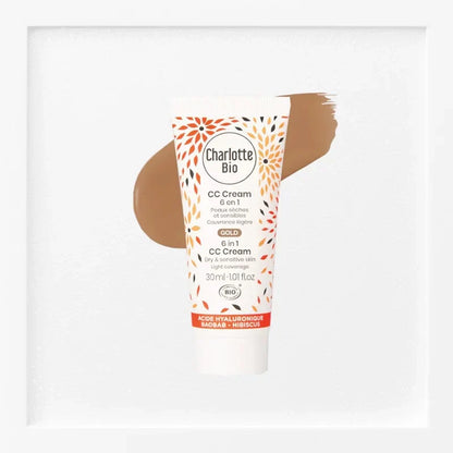 CHARLOTTE BIO - CC Cream 6 in 1 BIO Gold - Radiant Glow for Flawless Skin ✨🌿