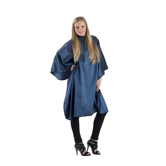 Nylon Silk Friseurumhang - indigo