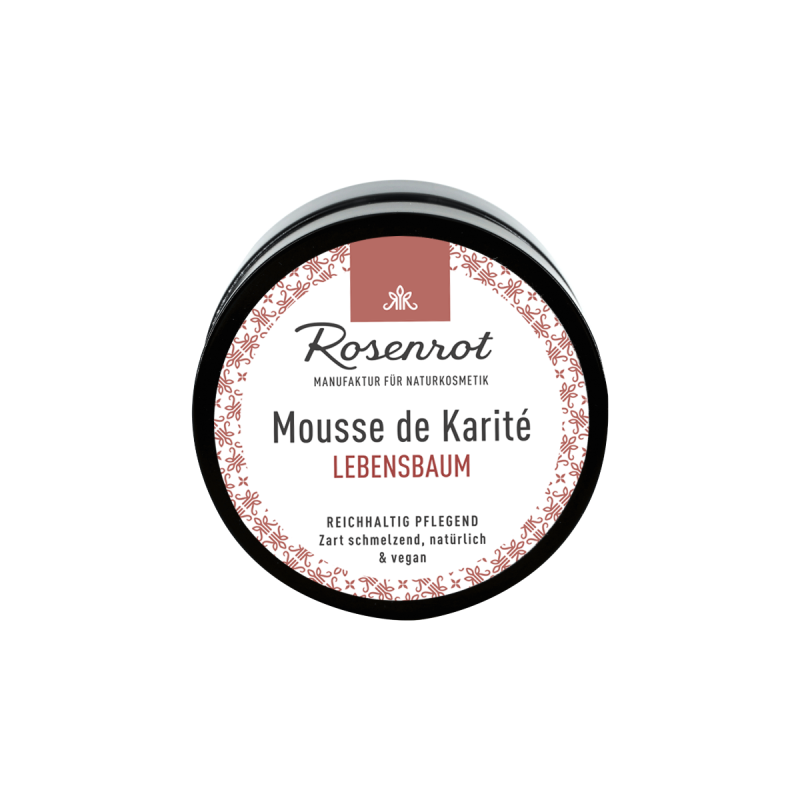 Rosenrot - Mousse de Karité Lebensbaum - Nourishing & Vegan 🌿✨