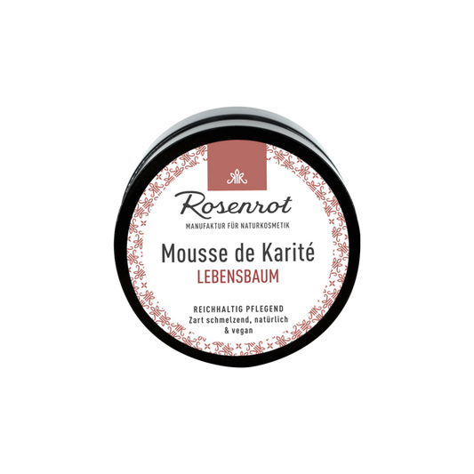 Rosenrot - Mousse de Karité Lebensbaum - Nourishing & Vegan 🌿✨