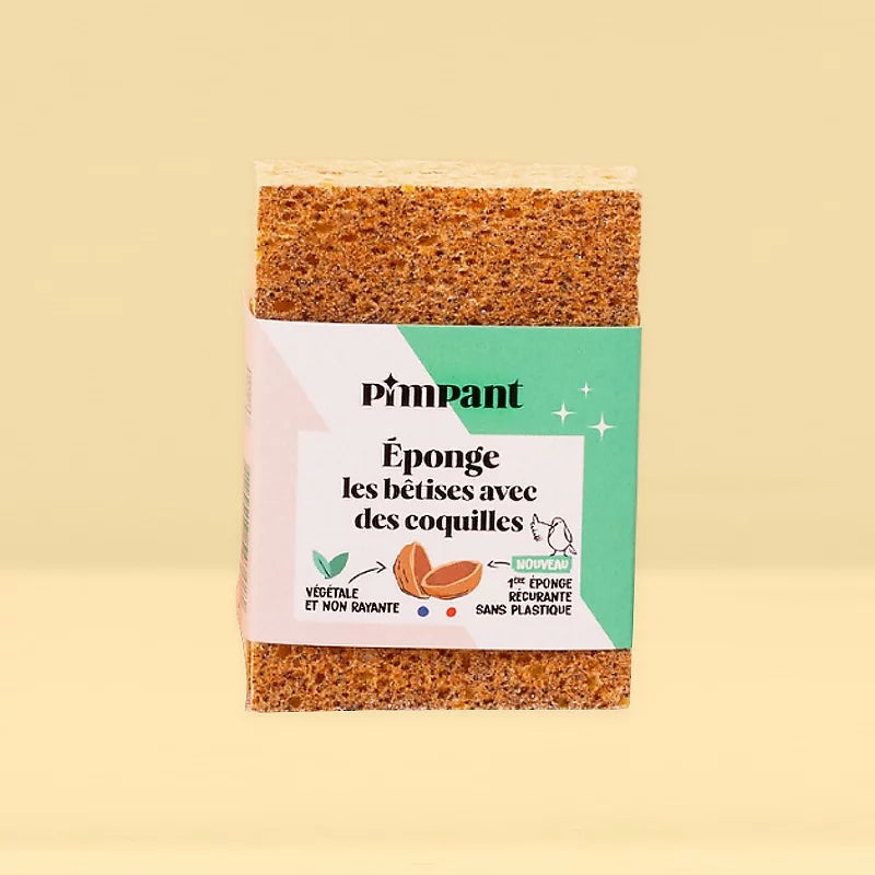 PIMPANT - Plant-based Scrubbing Sponge ECO - Eco-Friendly Cleaning Made Easy! 🌍✨