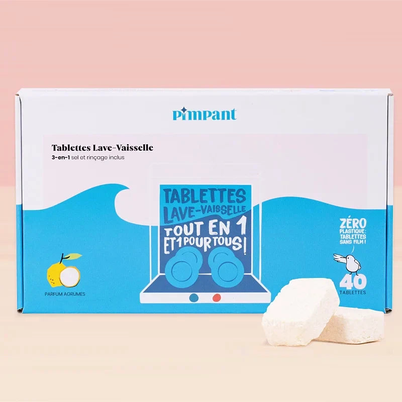 PIMPANT - 3-in-1 Dishwasher Tablets ECO Citrus - Eco-Friendly Clean with Zesty Freshness! 🍋🌿
