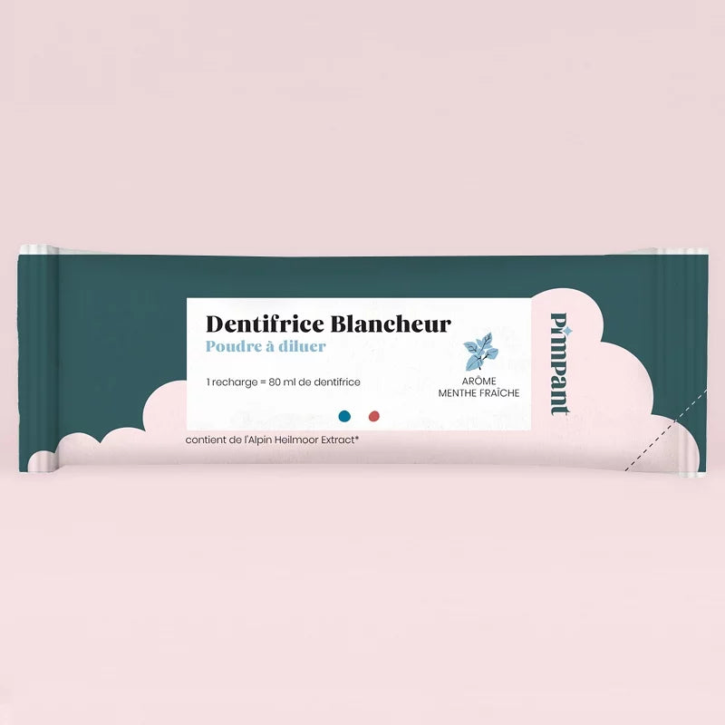 PIMPANT - Minty Fresh Teeth Whitening Powder with Fluoride - Unlock Your Brightest Smile! ✨🦷