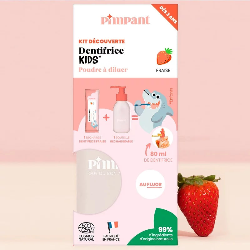 PIMPANT - Discovery Set Children's Toothpaste Watermelon - Fresh & Fun Dental Care for Kids 🍉🦷✨
